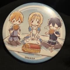 SAO キリト　ユージオ　缶バッジ ソードアート・オンライン キリト＆ユージオ原作缶バッジセット - メルカリ