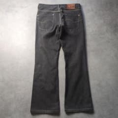 00s y2k Lee 102 flare black denim pants - メルカリ