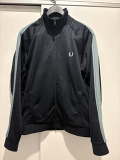 FRED PERRY フルジップジャージ 黒/ミント FRED PERRY フルジップジャージ 黒/ミント - メルカリ
