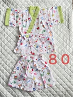 新品未使用⭐︎80サイズ　タグ付き　ベビー　浴衣　男の子　女の子のサムネイル