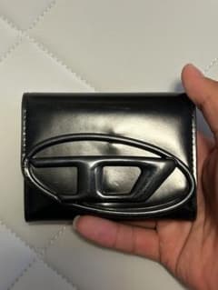 DIESEL 二つ折り財布 、カードケース、コインケース　ブラックのサムネイル