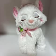 ディズニー　おしゃれキャット　ぬいぐるみキーホルダー　ストロベリー　マリーのサムネイル