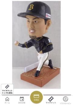 オリックス　比嘉幹貴 　ボブルヘッドのサムネイル