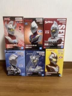 ウルトラマン 胸像ライト フィギュア 6種セット まとめ売り　コンプ