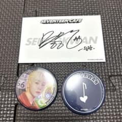 SEVENTEEN SEUNGKWAN 缶バッジ、サイン 3種セット - メルカリ