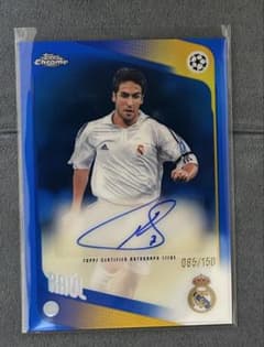 Topps Chrome Raúl 直筆サインカード 150枚限定のサムネイル