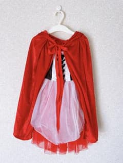 赤ずきんワンピース　100〜110センチ　ハロウィン　キッズ　コスプレのサムネイル