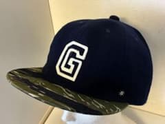 GDC/帽子/メルトン/ロゴ/迷彩/キャップ/熊谷隆志/スナップバック/ネイビー GDC/帽子/メルトン/ロゴ/迷彩/キャップ/熊谷隆志/スナップバック