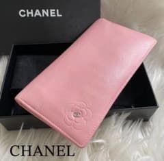 CHANEL 財布 ココマーク カメリア ピンク 二つ折り - メルカリ