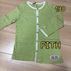 FITH☆カーディガン ライトグリーン 130