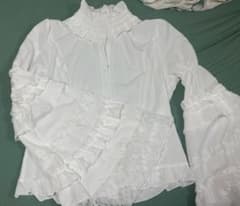 ロリータ　シャツ　ブラウス　姫袖