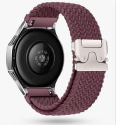 餃*子様 【新品未使用】スマートウォッチ用ベルト 20mm モエライフ ワインレのサムネイル
