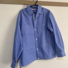 UNIQLO スーピマコットンオーバーサイズシャツブルゾンのサムネイル