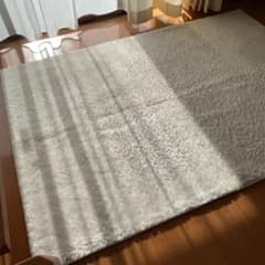 ホワイトシャギーラグマットのサムネイル
