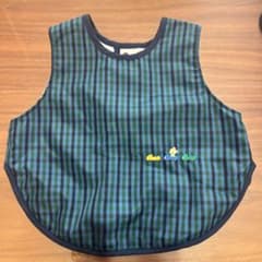 【ななし様専用】ファミリア　お食事エプロン　青系のサムネイル
