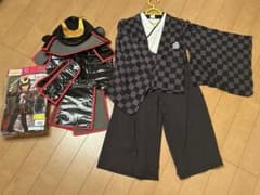 甲冑ファイター黒　武士コスチュームのサムネイル