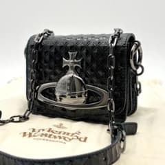びすけ✨ ヴィヴィアン プリズムオーブ チェーンショルダーバッグ 黒系 びすけ様専用✨ ヴィヴィアン プリズムオーブ チェーンショルダー