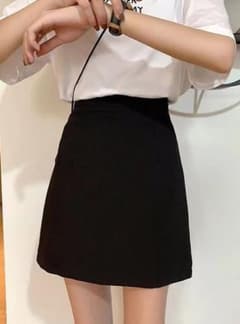 GRL インパン裏地付き台形ミニスカート[at1531]のサムネイル