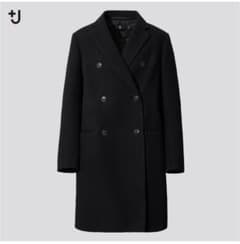 ユニクロ J ダブルフェイスダブルブレストコートのサムネイル