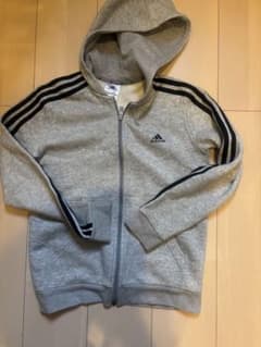 adidas グレー フード付きパーカー J150のサムネイル