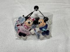 東京ディズニーランド 25周年 ミッキーミニー ぬいぐるみ ヘアゴムのサムネイル