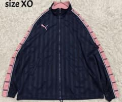 PUMA ジャージ トラックジャケット ネイビー ピンク XOのサムネイル