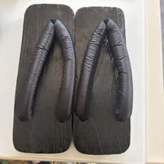 メンズ 下駄 ブラック系のサムネイル