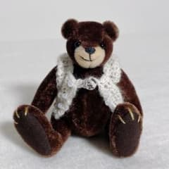 作家　ハンドメイド　テディベア　アーティストベア　ぬいぐるみ　作家様　くま ハンドメイド 作家様 アーティストテディベア ホワイト くまさん