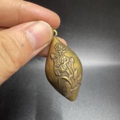 銅 細工 蓮華菩提鈴 水滴形仏鈴 銅鈴 装飾品 工芸品 置物 - メルカリ