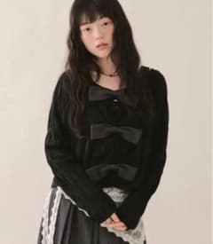 loinnuit ビッグリボンロングスリーブトップスのサムネイル