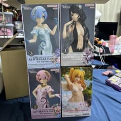 リゼロ GLITTER&GLAMOURS フィギュア 4点まとめ売り