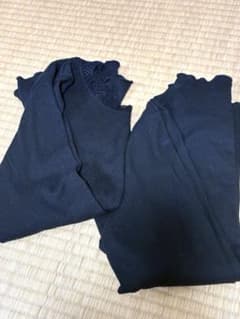 極美品 ブラック リブ メロウ インナー レース フリル Mサイズ 春服 重ね着のサムネイル