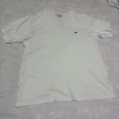 【LACOSTE】半袖Tシャツ／ホワイト／ロゴ刺繍のサムネイル