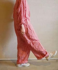 journal standard luxe リネンギンガム オールインワン - メルカリ