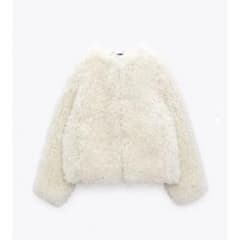 ZARA フェイクファーカーディガンのサムネイル