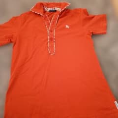 Burberry Blue Label オレンジポロシャツ M - メルカリ
