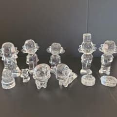 不二家 クリスタルペコちゃん 全種類(5セット)まとめ売り おまけ1個