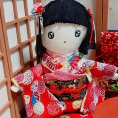 昭和レトロ 日本人形 着物 昭和レトロ 文化人形 着物 - メルカリ