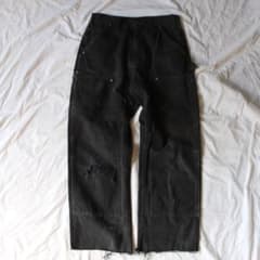 神個体 Carhartt ダブルニー ペインターパンツ BLK usa製 雰囲気