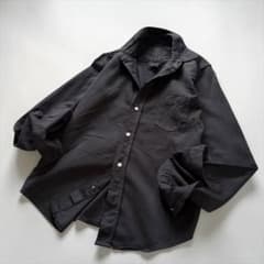 美品✨Frank &Eileen 製品染め BARRY ブラックデニムシャツ - メルカリ
