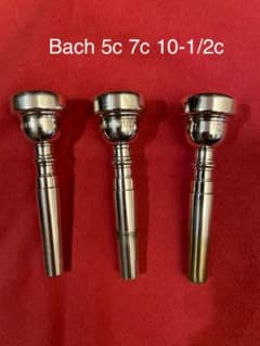 Bach トランペットマウスピース 5c、7c、10-1/2cセットのサムネイル