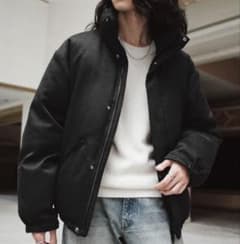 WYM REVERSIBLE WOOLY DOWN JACKET ブラックのサムネイル