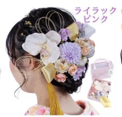 髪飾り　造花　19点セット、金箔シート5枚のサムネイル