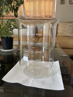 ビーカー 3l 3000ml TOP 相互理化学硝子製作所 実験器具 1個 - メルカリ