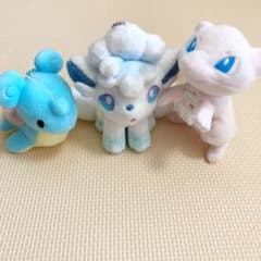ポケモン ぬいぐるみ　アローラロコン　ミュウ 、ラプラスのサムネイル