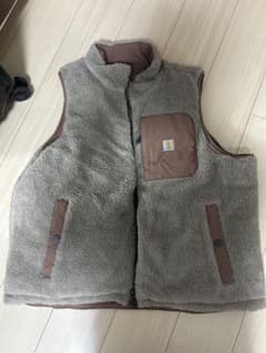 Carhartt リバーシブル ベスト ブラウンのサムネイル