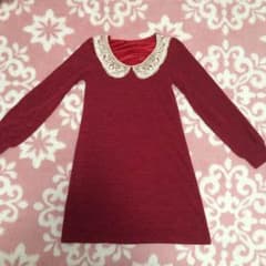 ロングシャツ ワンピース ニットのサムネイル
