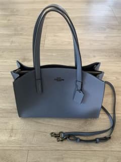 COACH レザー トートバッグ 2way ブルーグレー　 25137のサムネイル