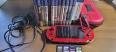 【中古】PlayStation Vita 本体+ソフト+おまけのサムネイル