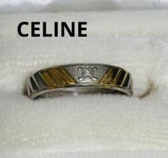 CELINE セリーヌ マカダム リング 指輪 11号 PT850 K18YG - メルカリ